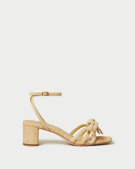Loeffler Randall Best Price | Mikel Natural Bow Mid-Heel Sandal