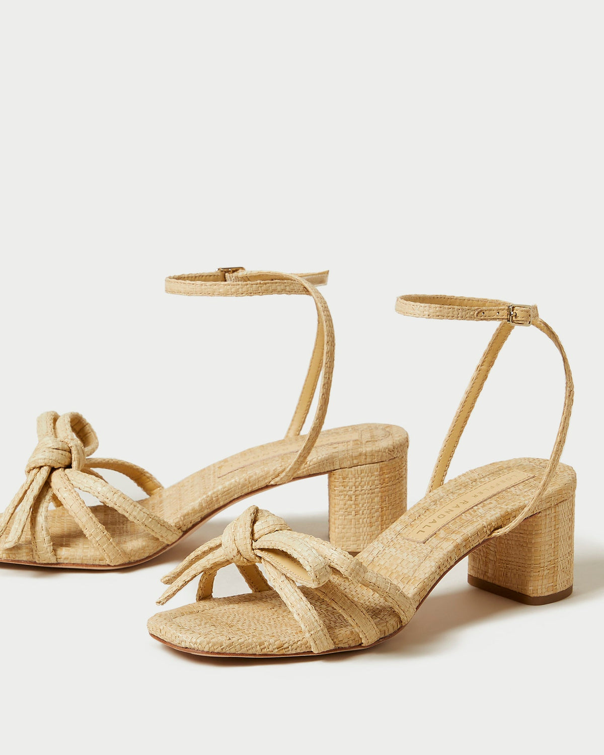 Loeffler Randall Best Price | Mikel Natural Bow Mid-Heel Sandal