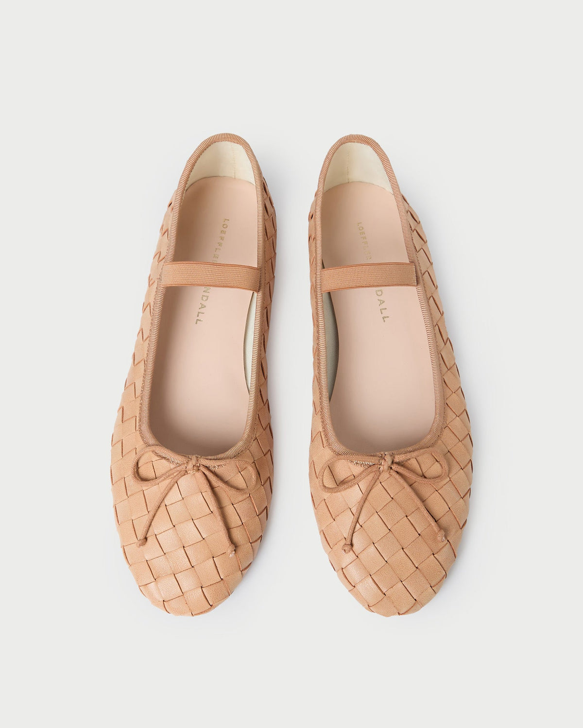 Loeffler Randall Special Offer | Leonie Honey Woven Ballet Flat