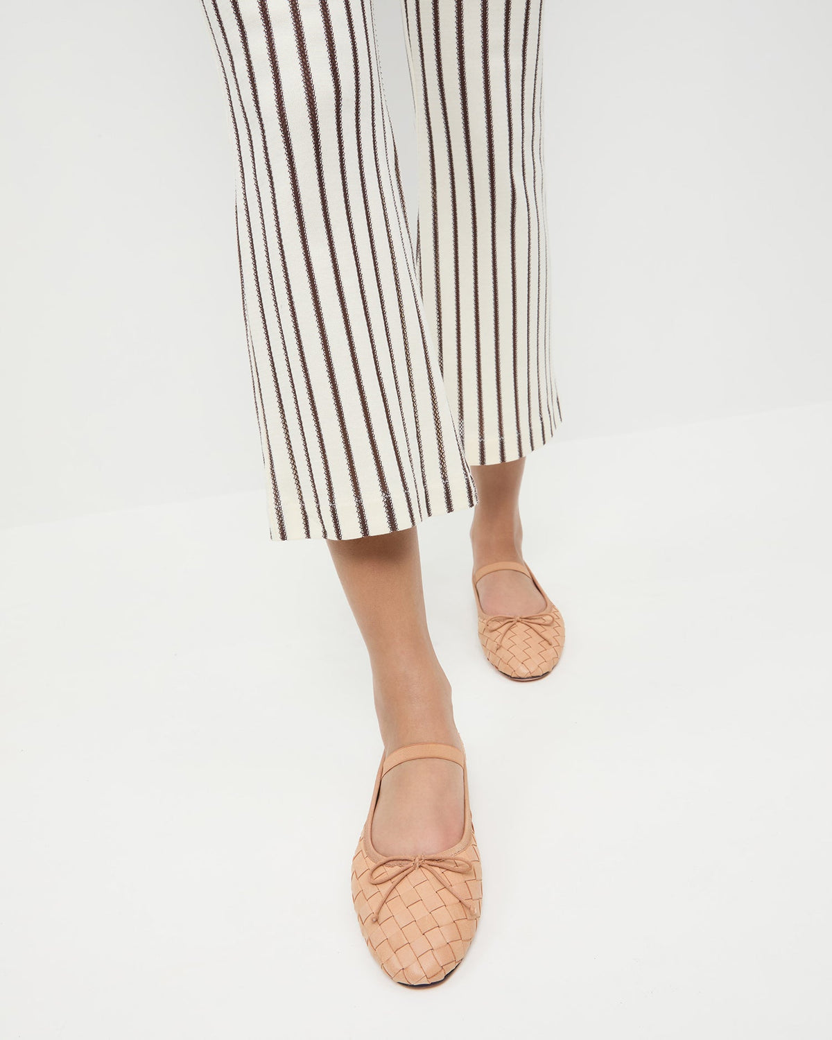 Loeffler Randall Special Offer | Leonie Honey Woven Ballet Flat