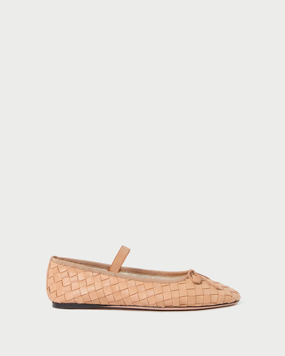 Loeffler Randall Special Offer | Leonie Honey Woven Ballet Flat