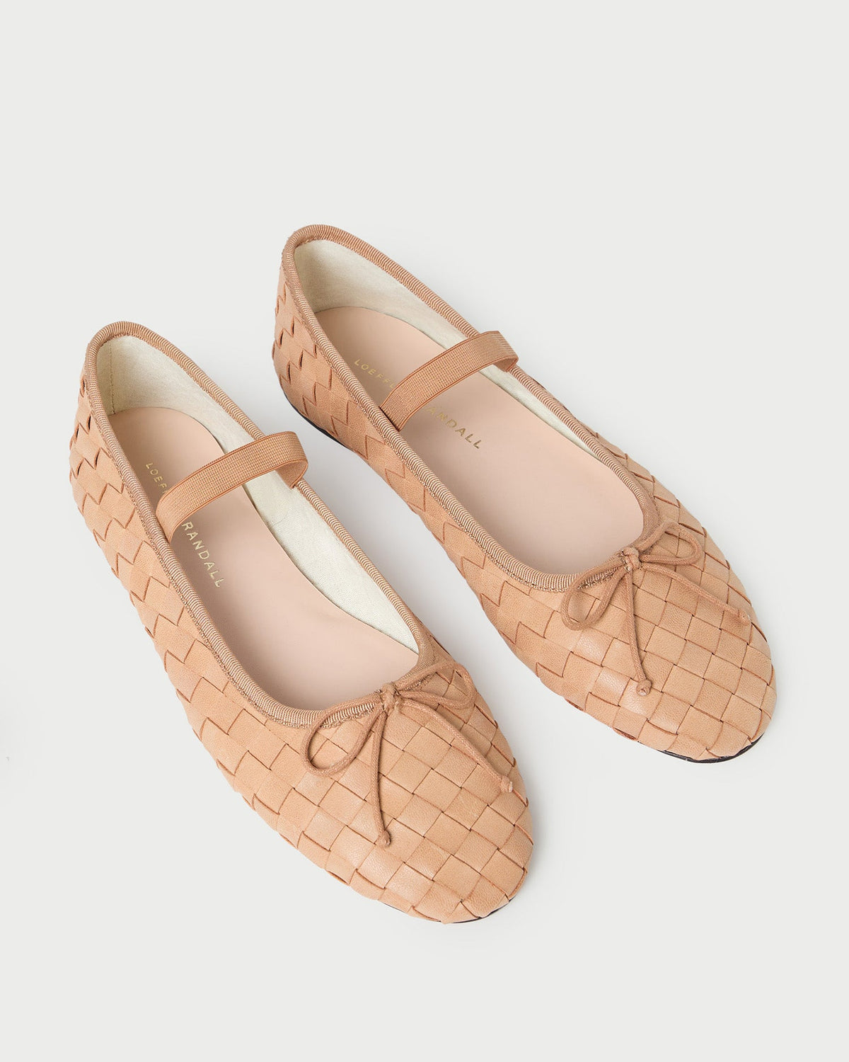 Loeffler Randall Special Offer | Leonie Honey Woven Ballet Flat
