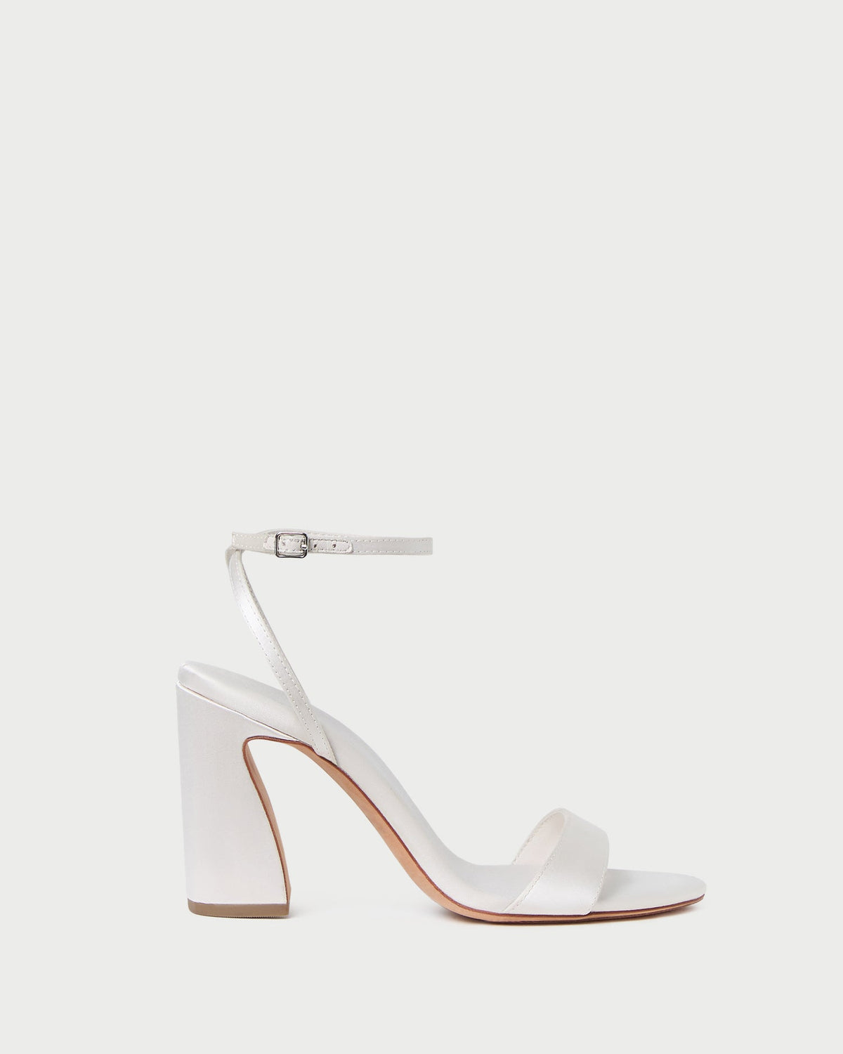 Loeffler Randall Special Offer | Malia Cream Curved-Heel Sandal