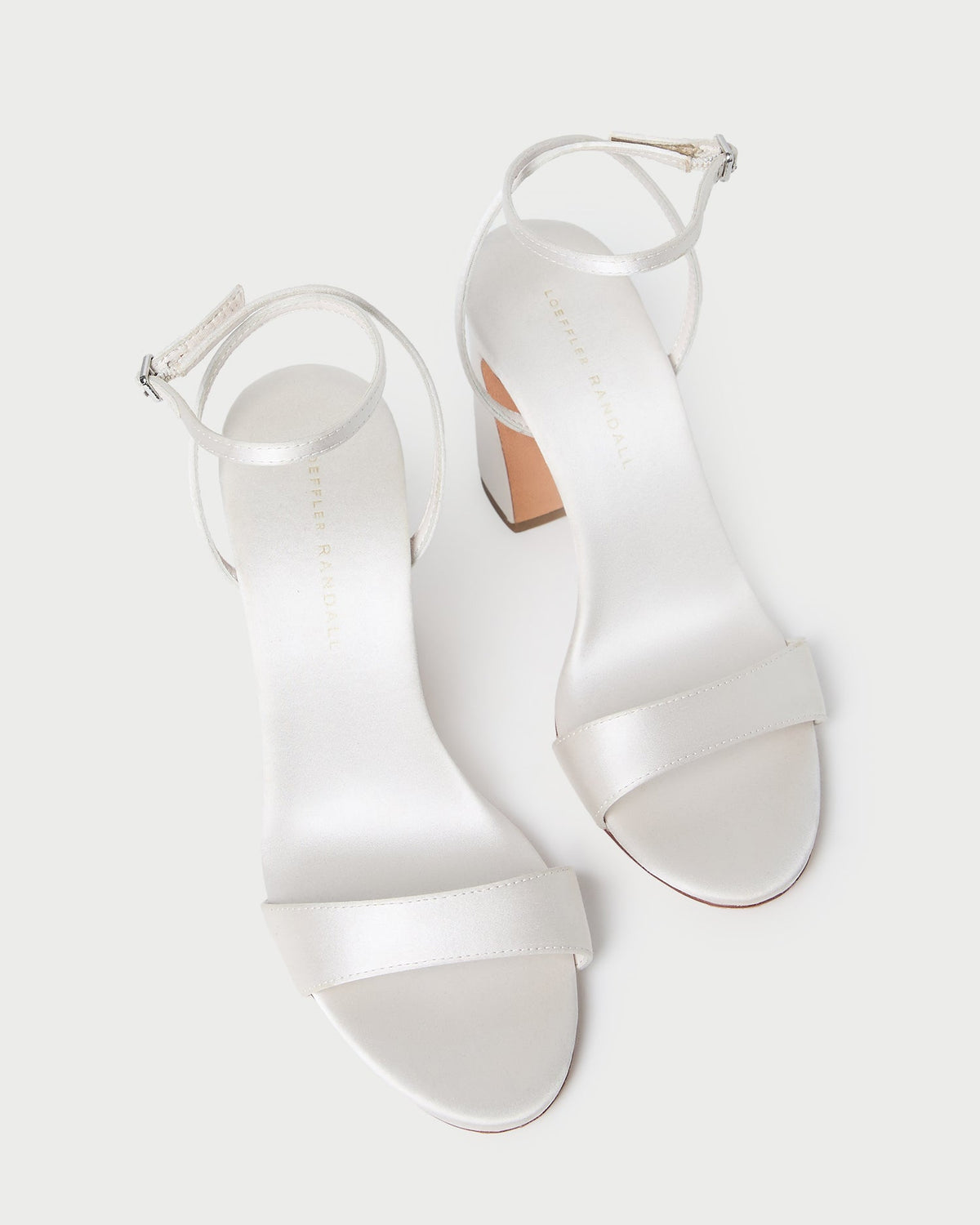 Loeffler Randall Special Offer | Malia Cream Curved-Heel Sandal