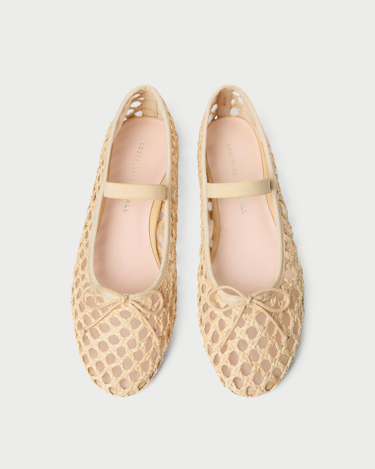 Loeffler Randall Signature | Leonie Natural Crochet Ballet Flat