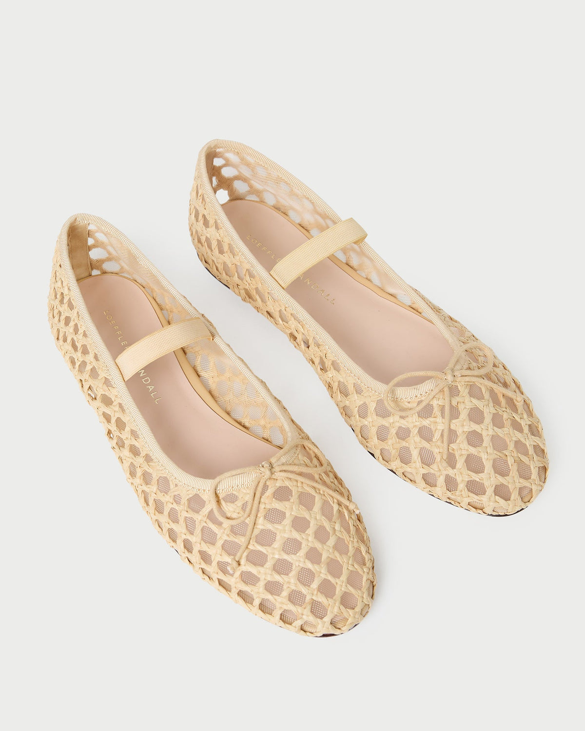 Loeffler Randall Signature | Leonie Natural Crochet Ballet Flat
