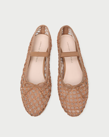 Loeffler Randall Featured | Leonie Brown Crochet Ballet Flat
