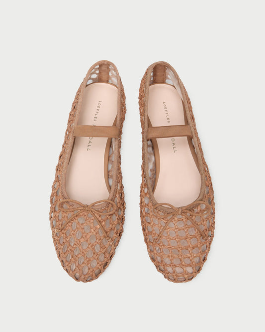 Loeffler Randall Featured | Leonie Brown Crochet Ballet Flat