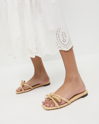 Loeffler Randall Hot Sale | Hadley Natural Bow Sandal