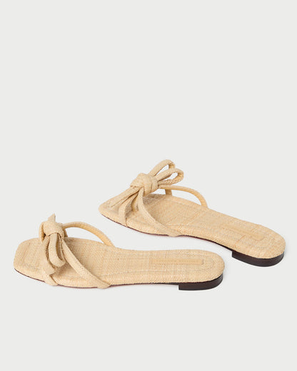 Loeffler Randall Hot Sale | Hadley Natural Bow Sandal