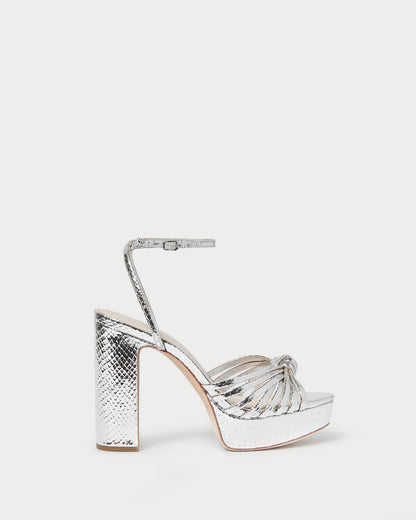 Loeffler Randall Best Seller | Rivka Silver Knot Platform Sandal