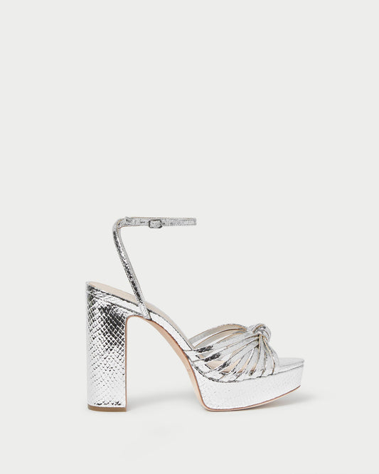Loeffler Randall Best Seller | Rivka Silver Knot Platform Sandal