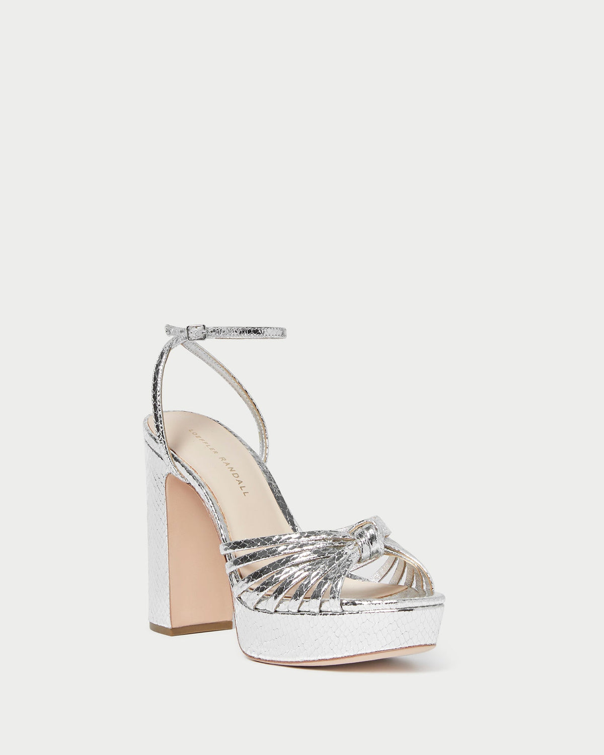 Loeffler Randall Best Seller | Rivka Silver Knot Platform Sandal