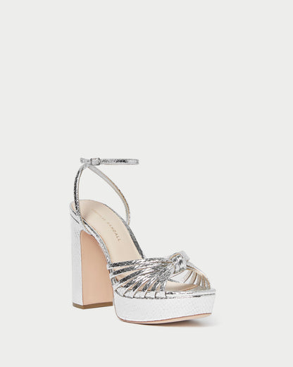 Loeffler Randall Best Seller | Rivka Silver Knot Platform Sandal