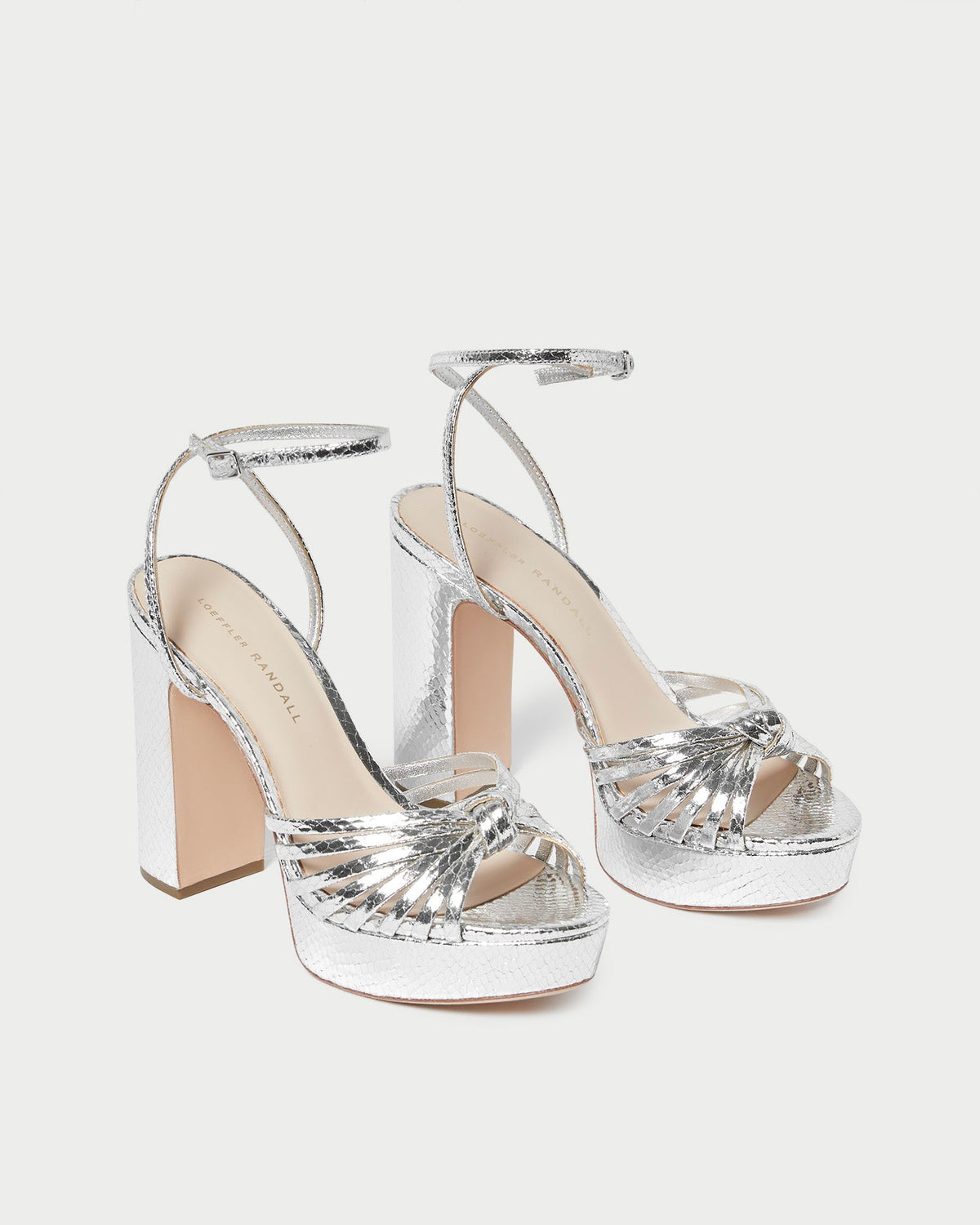 Loeffler Randall Best Seller | Rivka Silver Knot Platform Sandal