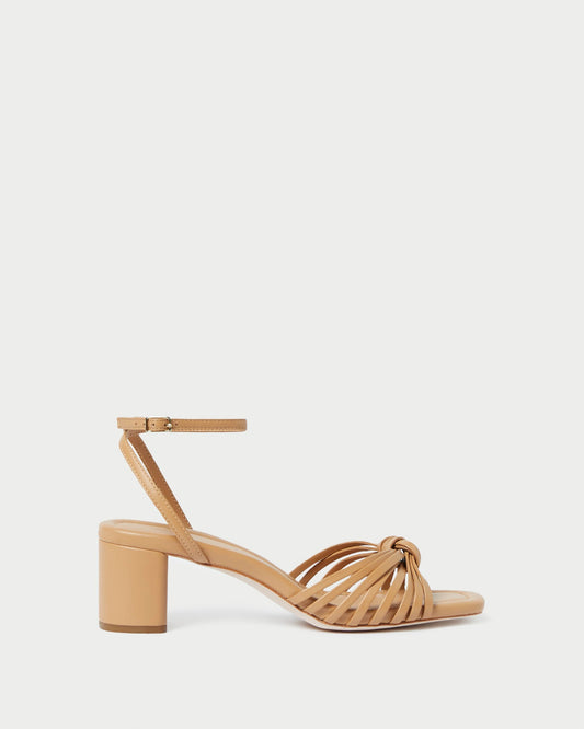 Loeffler Randall Essential | Olivia Dune Knot Mid-Heel Sandal