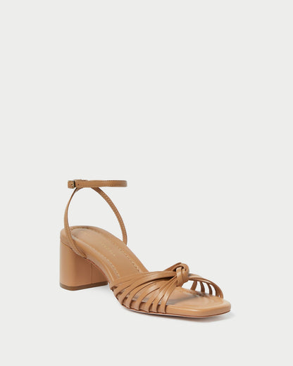 Loeffler Randall Essential | Olivia Dune Knot Mid-Heel Sandal