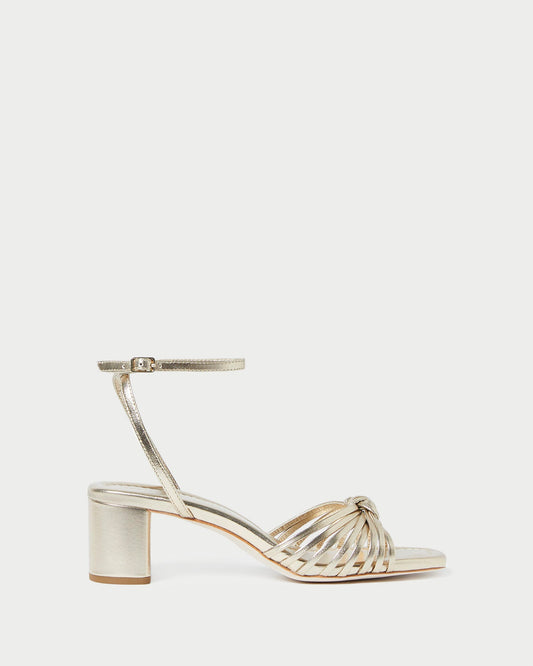 Loeffler Randall New | Olivia Champagne Knot Mid-Heel