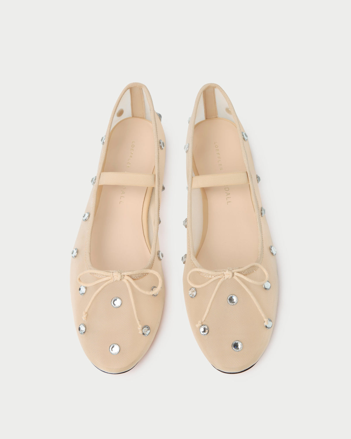 Loeffler Randall Trusted | Leonie Caramel/Crystal Ballet Flat