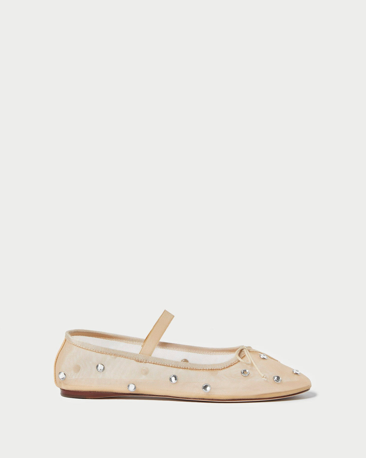 Loeffler Randall Trusted | Leonie Caramel/Crystal Ballet Flat