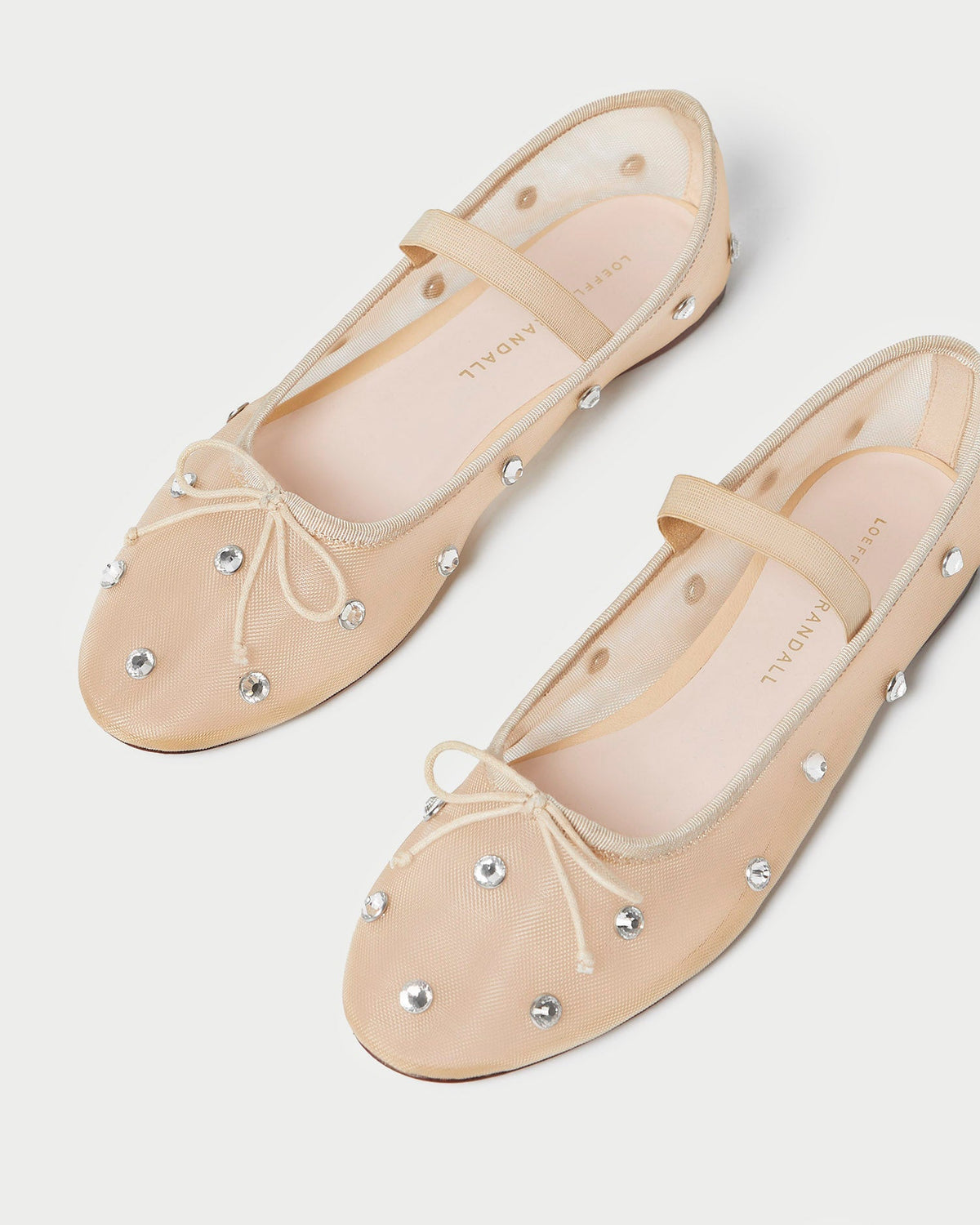 Loeffler Randall Trusted | Leonie Caramel/Crystal Ballet Flat