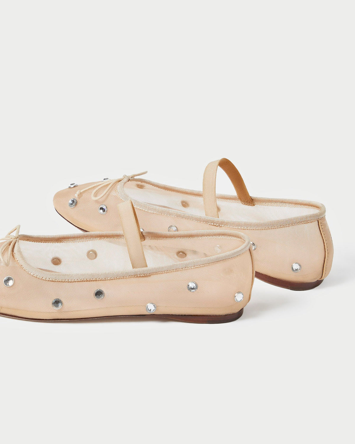Loeffler Randall Trusted | Leonie Caramel/Crystal Ballet Flat