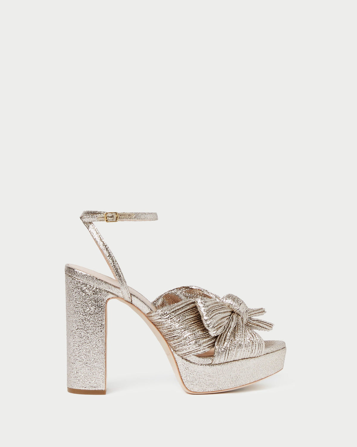 Loeffler Randall Trending | Natalia Champagne Platform Bow Heel
