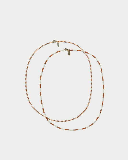 Loeffler Randall Premium | Soo Amber/Cream Necklace Set