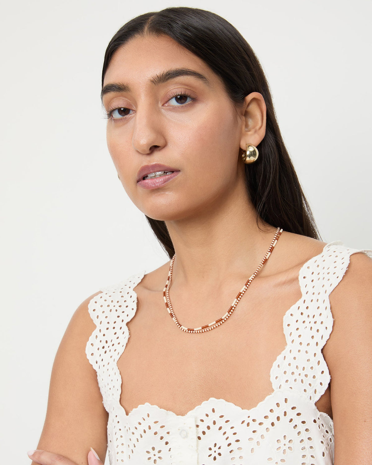 Loeffler Randall Premium | Soo Amber/Cream Necklace Set