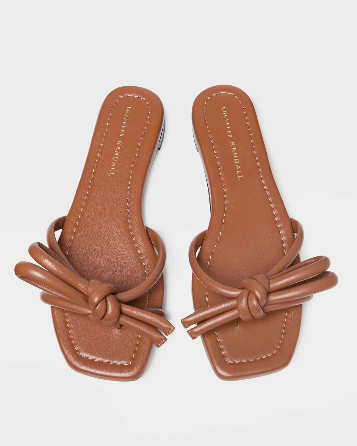 Loeffler Randall Premium | Hadley Timber Leather Bow Sandal