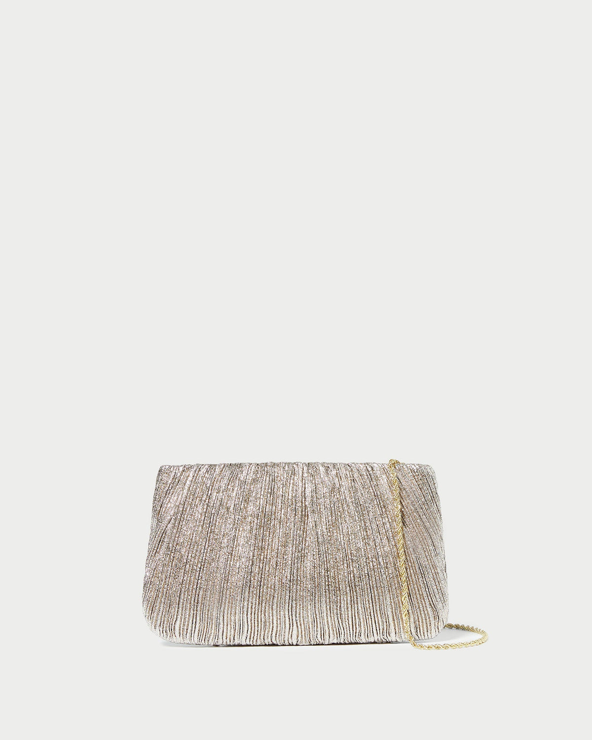 Loeffler Randall Recommended | Brit Champagne Flat Pleated Clutch