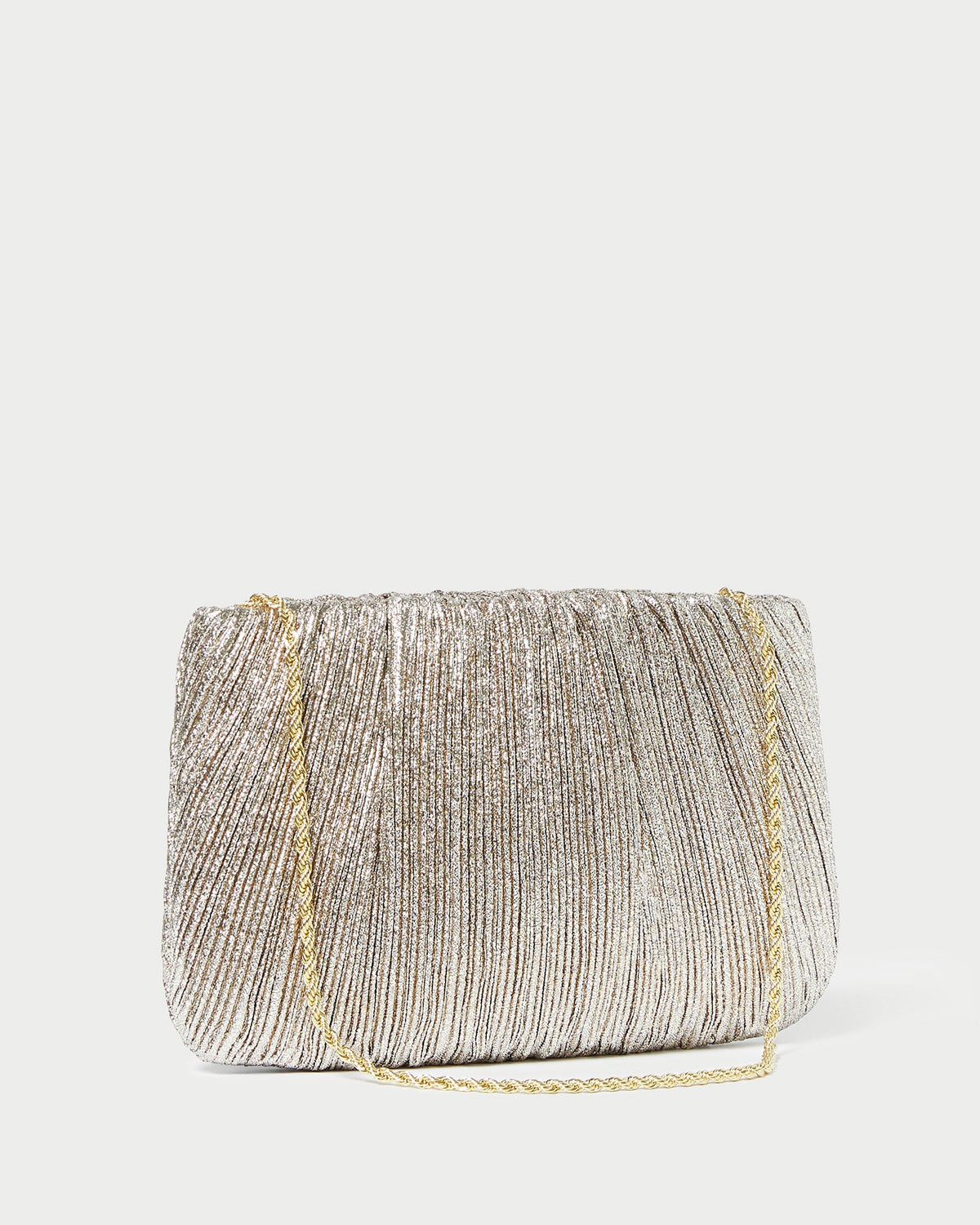 Loeffler Randall Recommended | Brit Champagne Flat Pleated Clutch