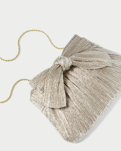 Loeffler Randall Premium | Rayne Champagne Bow Clutch