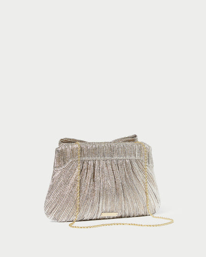 Loeffler Randall Premium | Rayne Champagne Bow Clutch