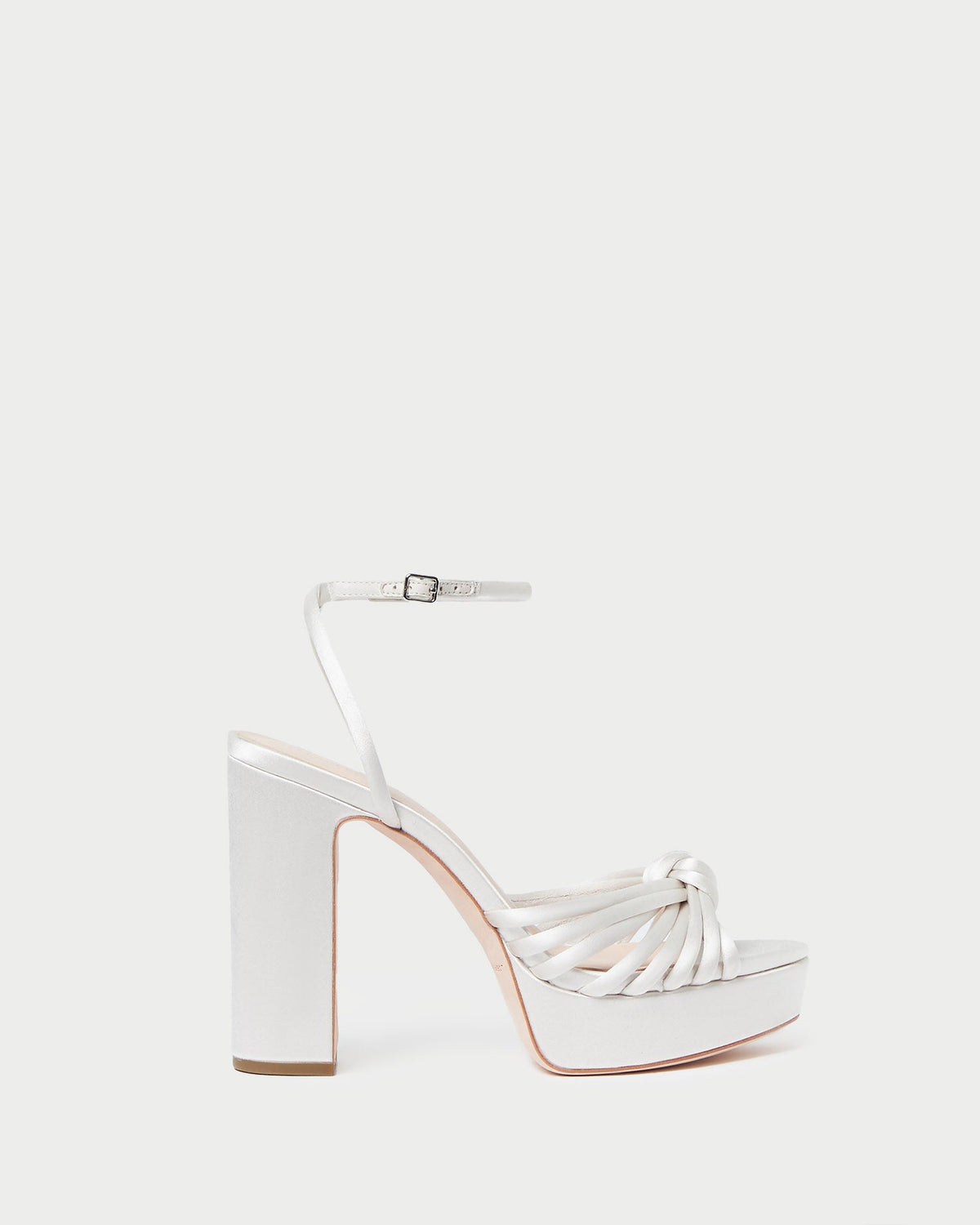 Loeffler Randall Special Offer | Rivka Cream Knot Platform Sandal