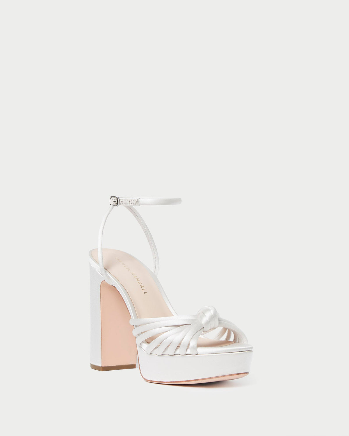 Loeffler Randall Special Offer | Rivka Cream Knot Platform Sandal