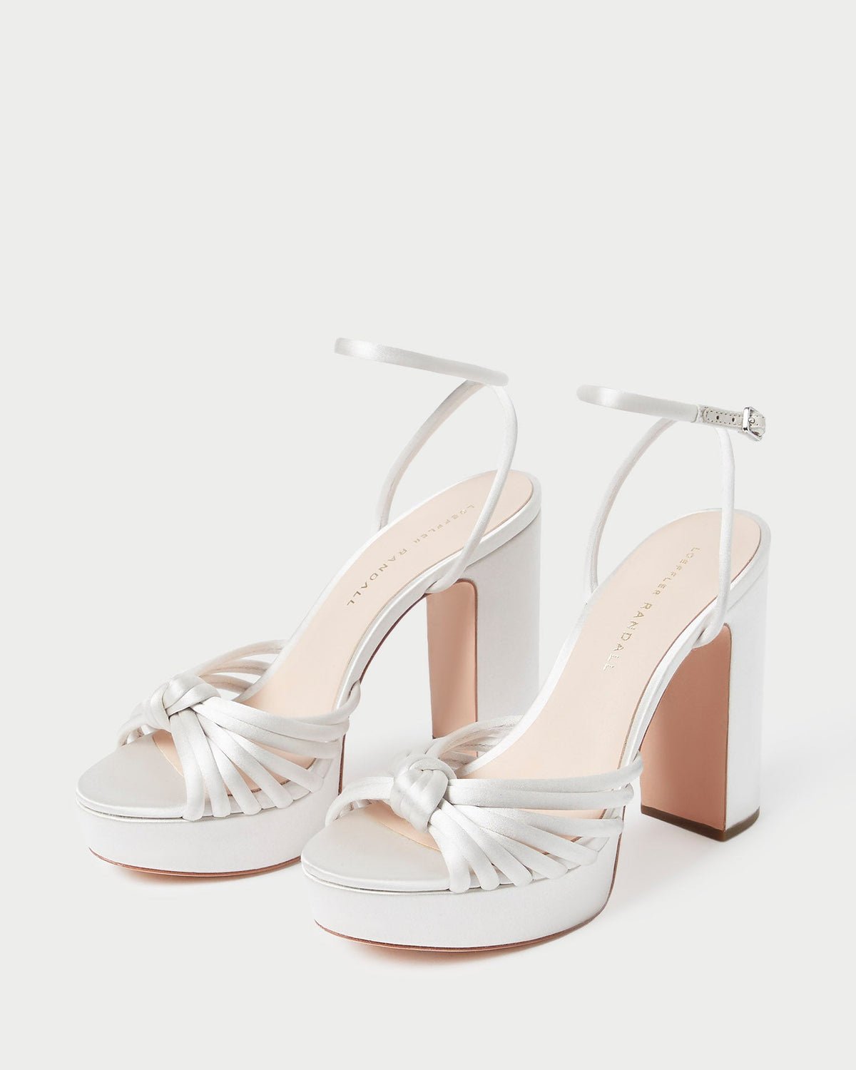 Loeffler Randall Special Offer | Rivka Cream Knot Platform Sandal