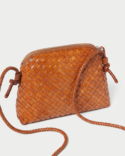 Loeffler Randall Premium | Mallory Timber Woven Leather Crossbody