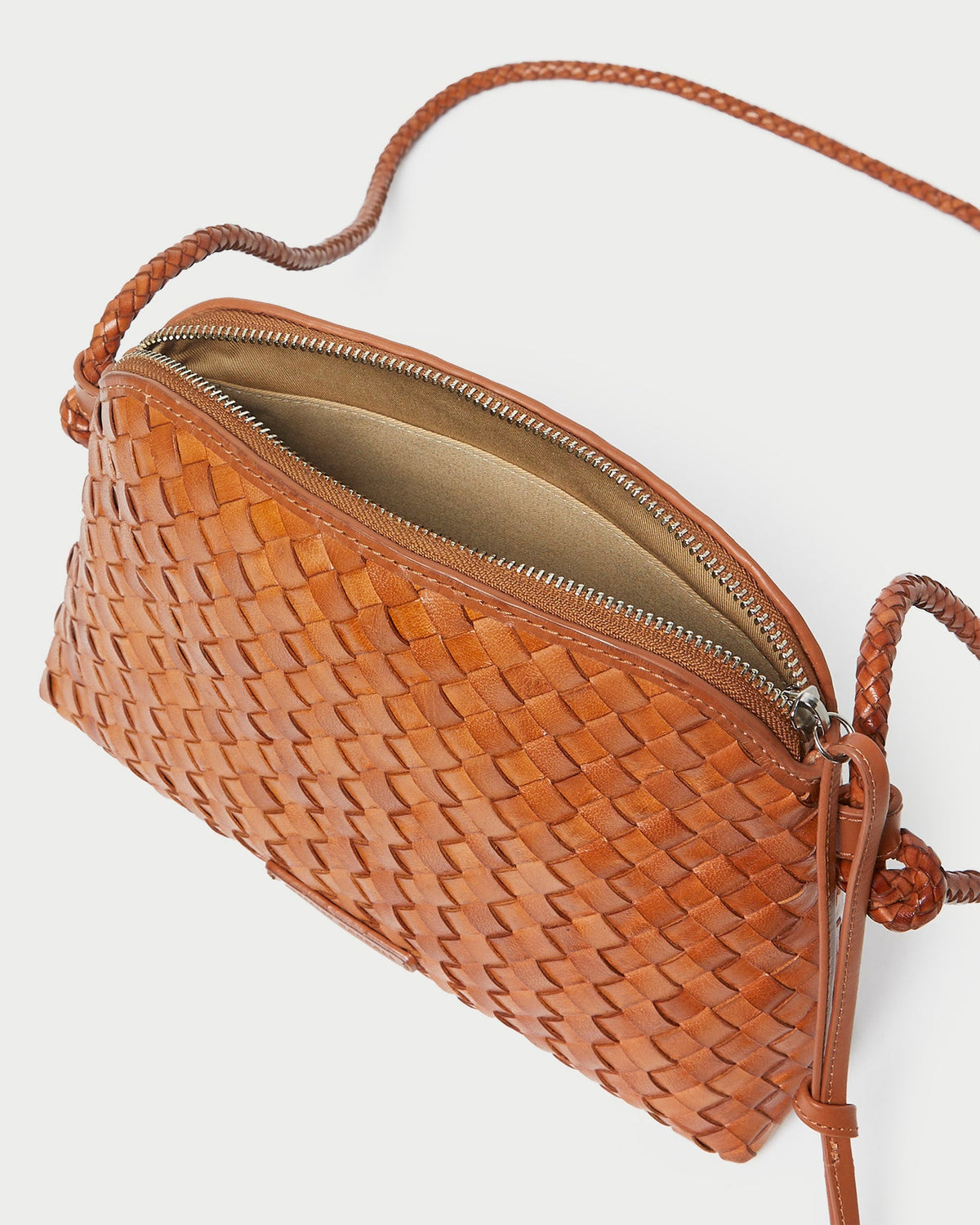 Loeffler Randall Premium | Mallory Timber Woven Leather Crossbody