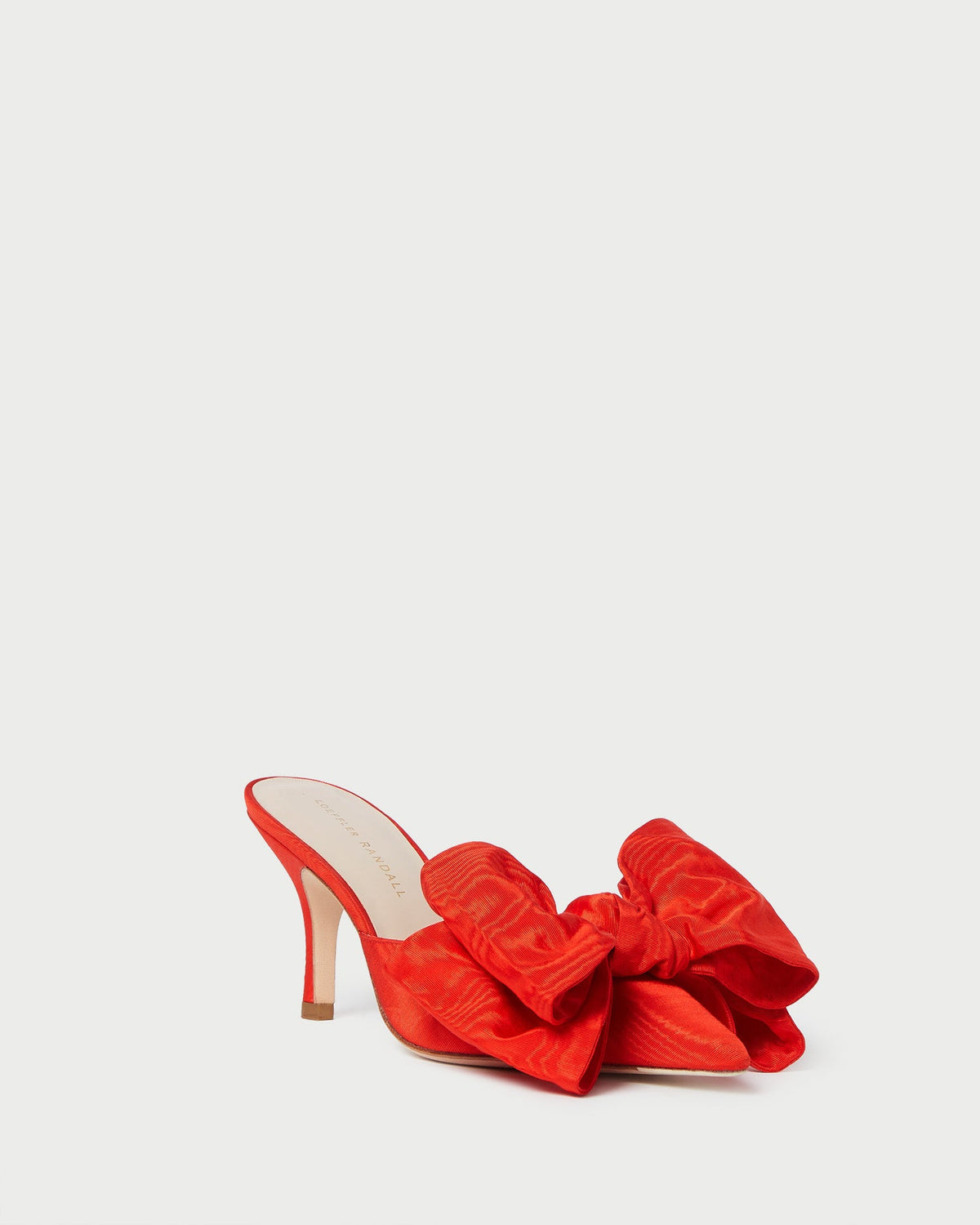 Loeffler Randall Popular | Margot Red Moiré Bow Mule