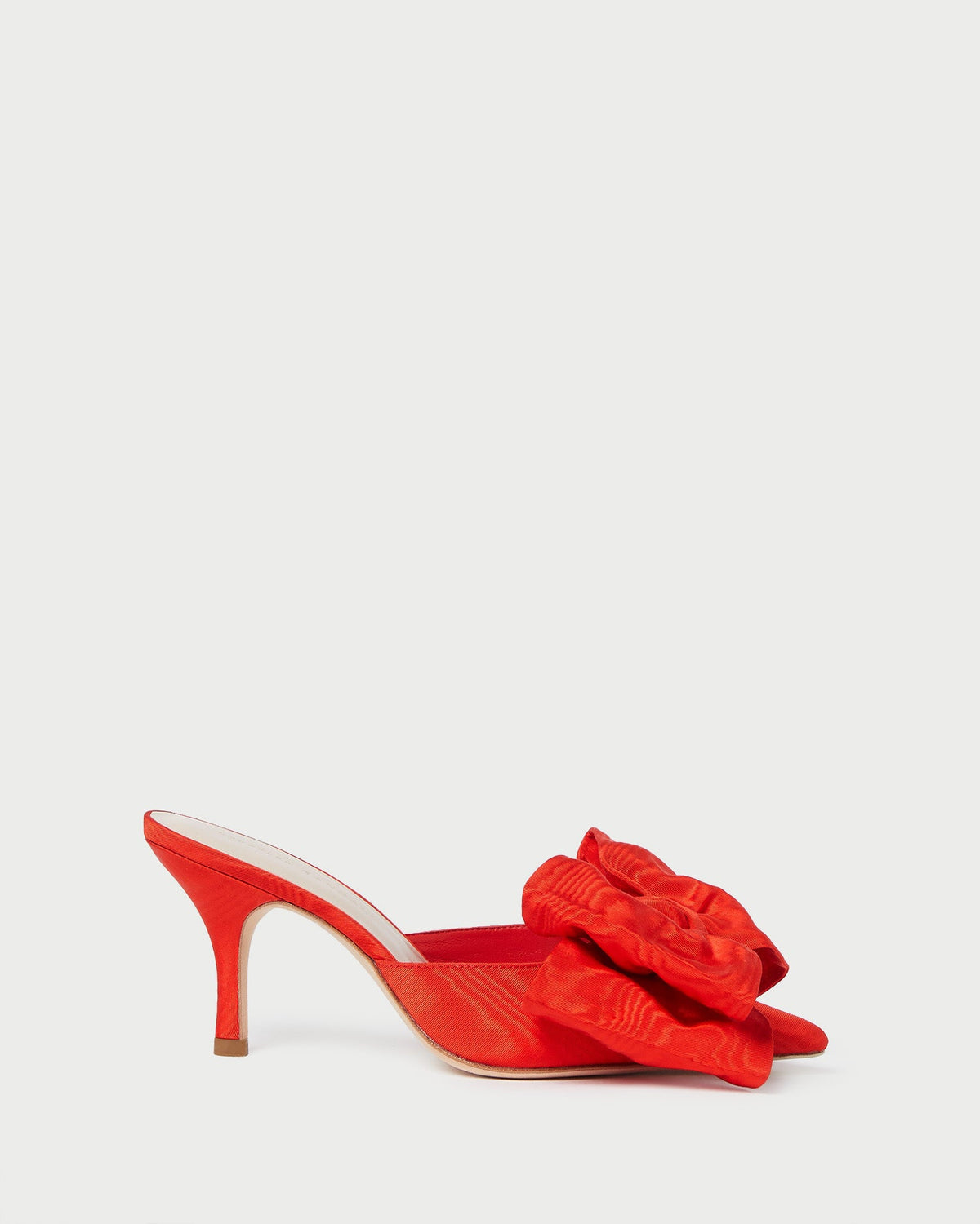 Loeffler Randall Popular | Margot Red Moiré Bow Mule