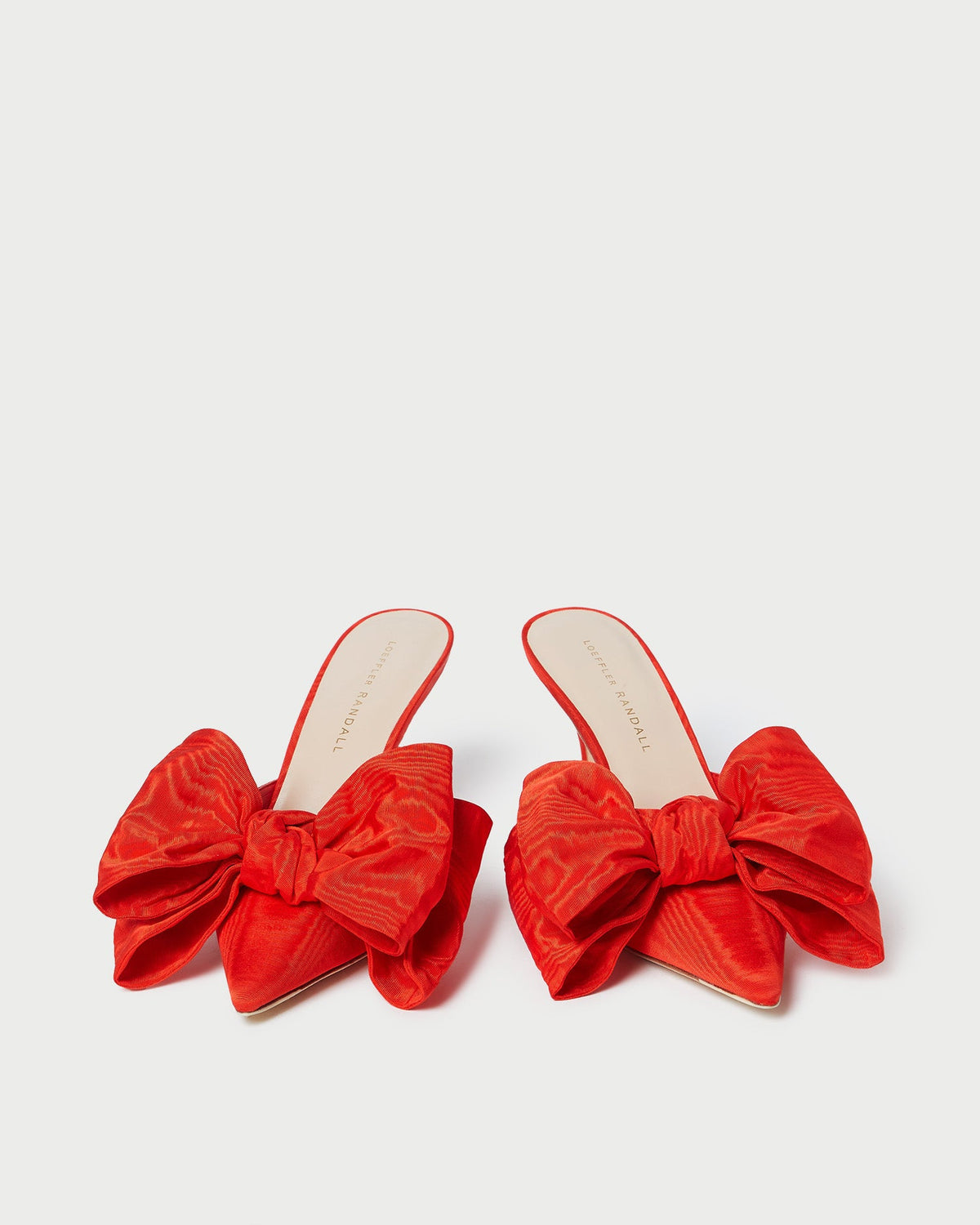 Loeffler Randall Popular | Margot Red Moiré Bow Mule