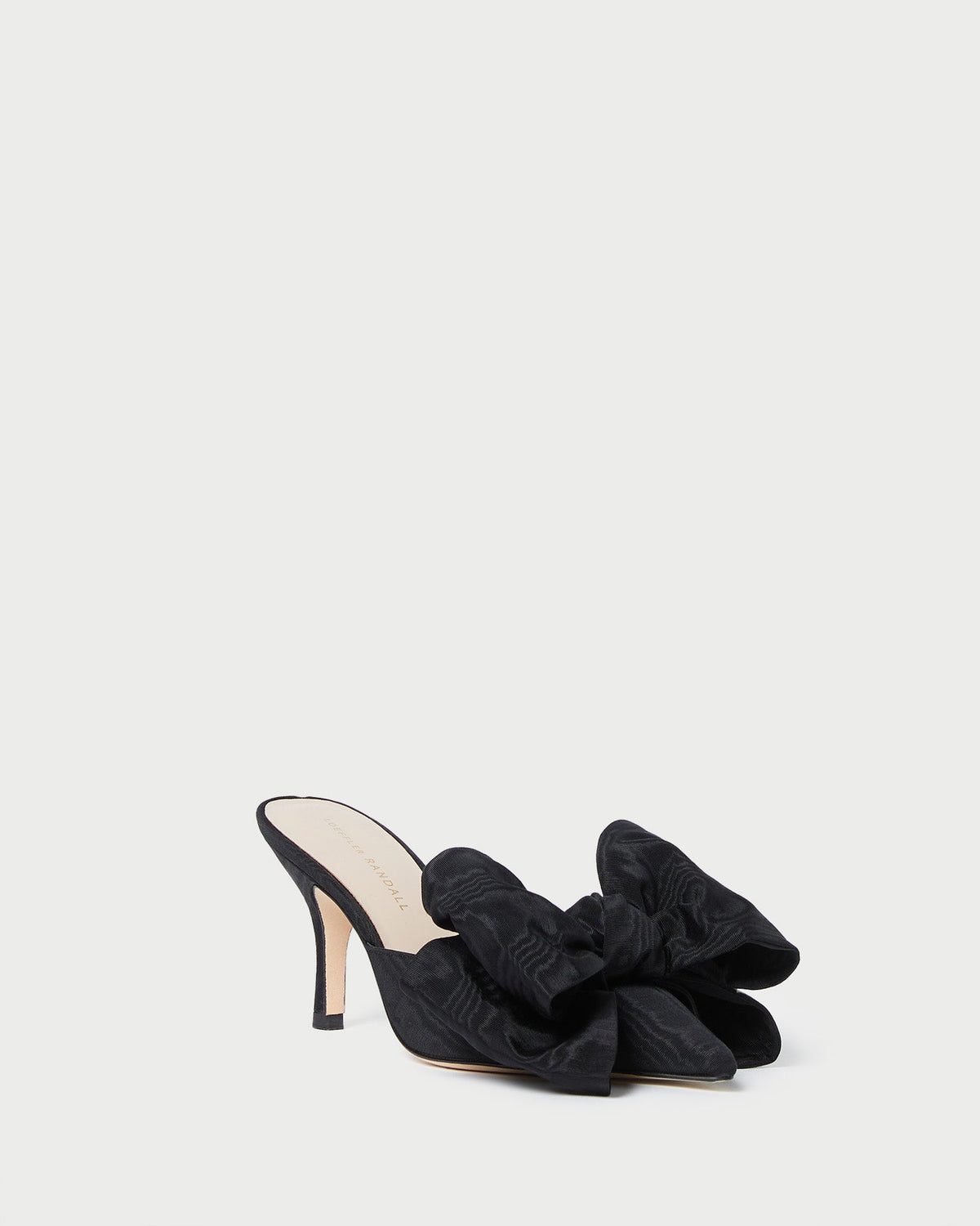 Loeffler Randall Trending | Margot Black Moiré Bow Mule