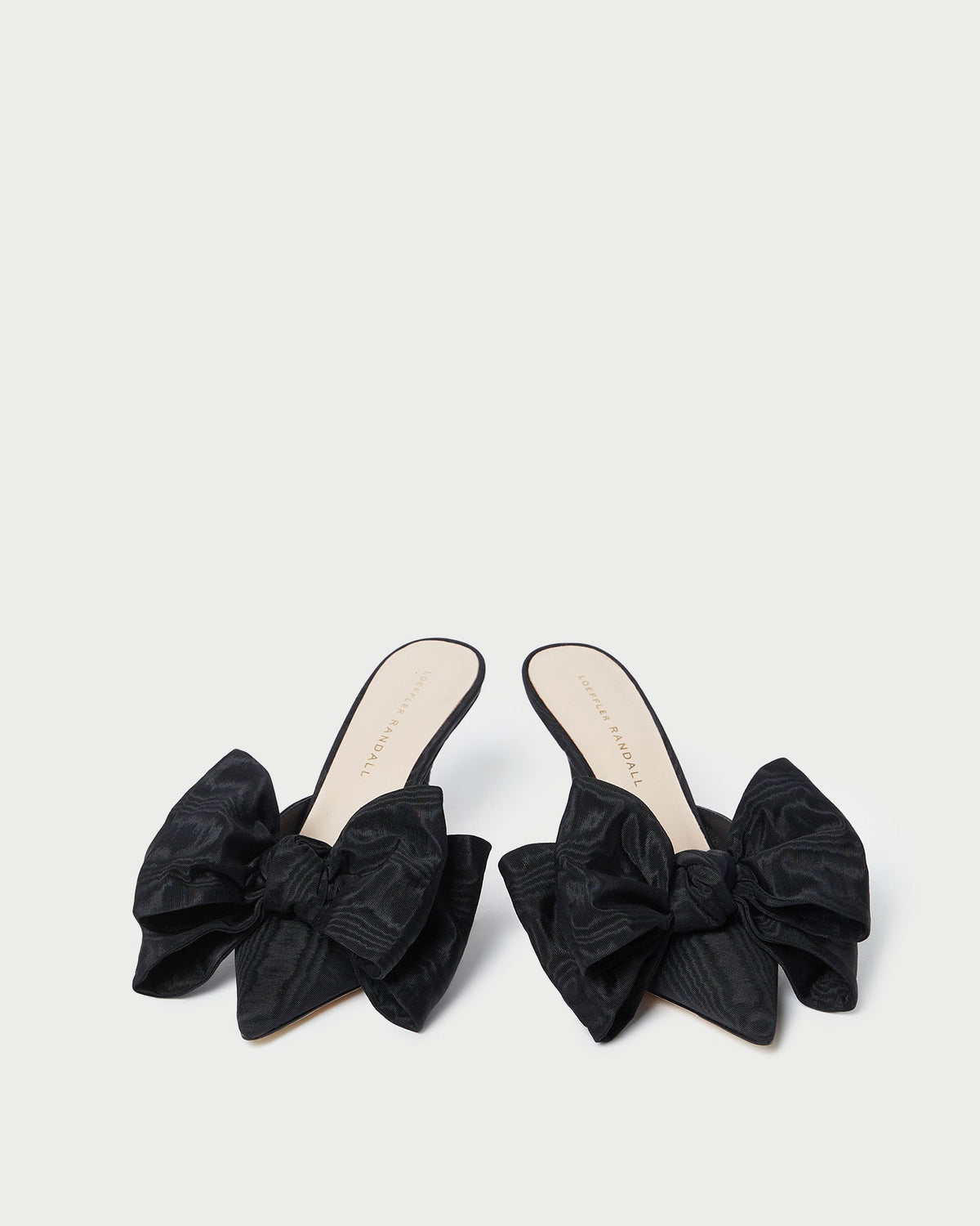Loeffler Randall Trending | Margot Black Moiré Bow Mule