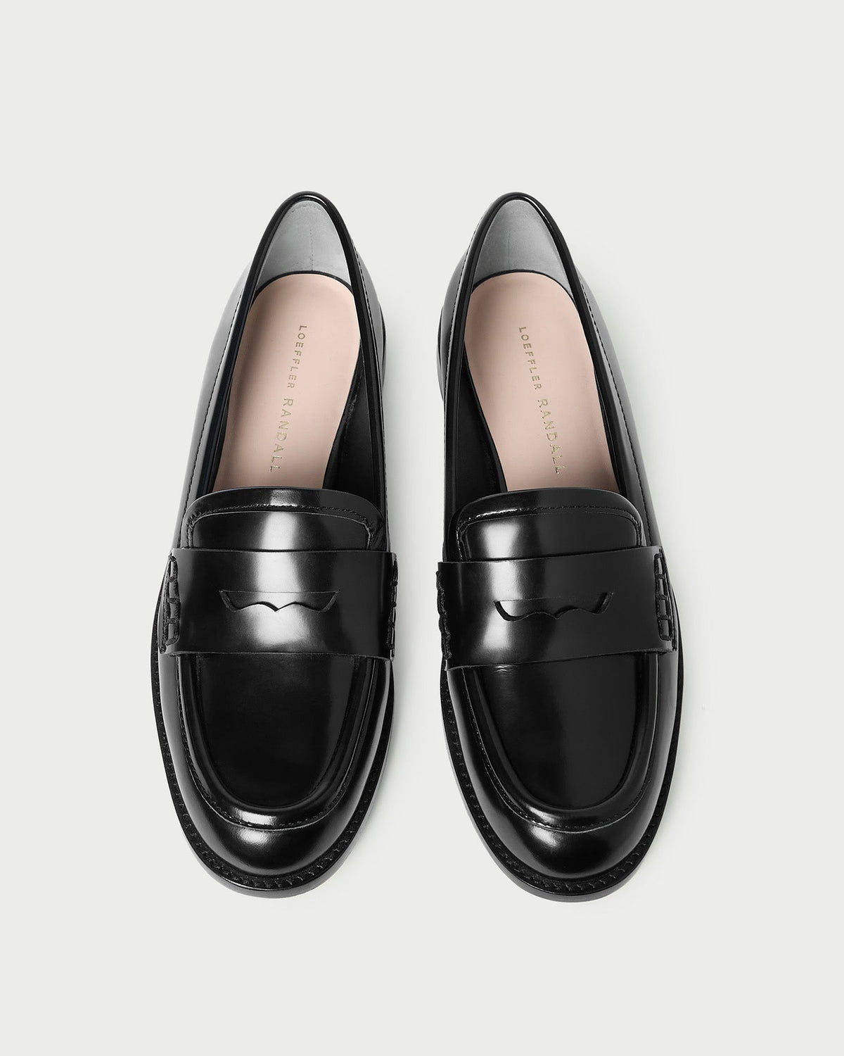 Loeffler Randall Hot Sale | Rachel Black Leather Loafer