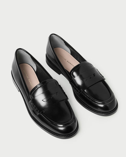 Loeffler Randall Hot Sale | Rachel Black Leather Loafer