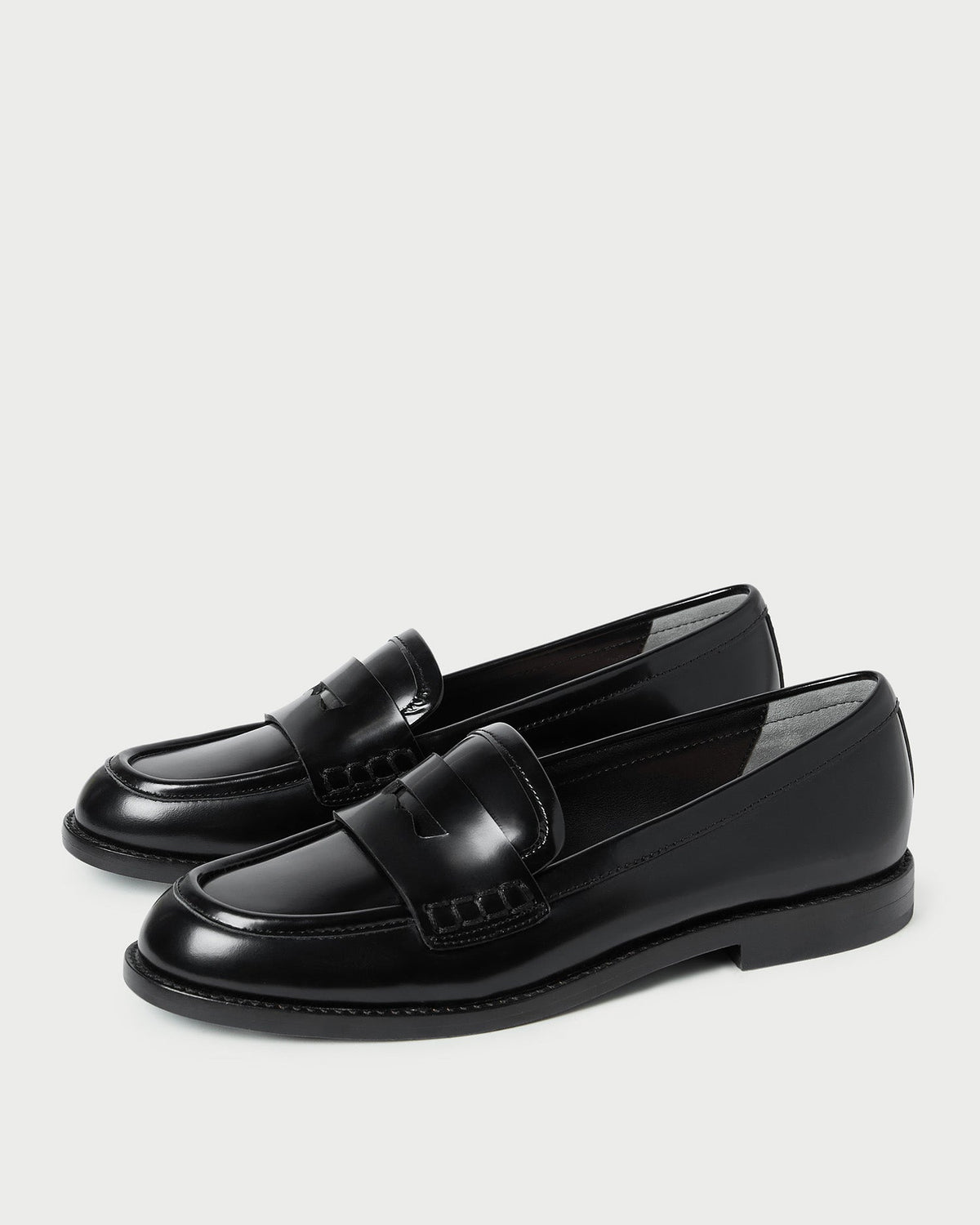 Loeffler Randall Hot Sale | Rachel Black Leather Loafer