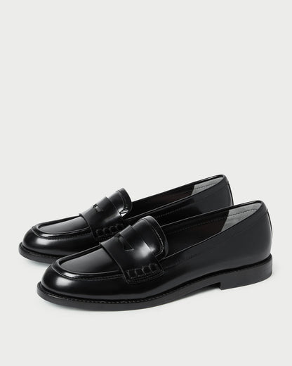 Loeffler Randall Hot Sale | Rachel Black Leather Loafer