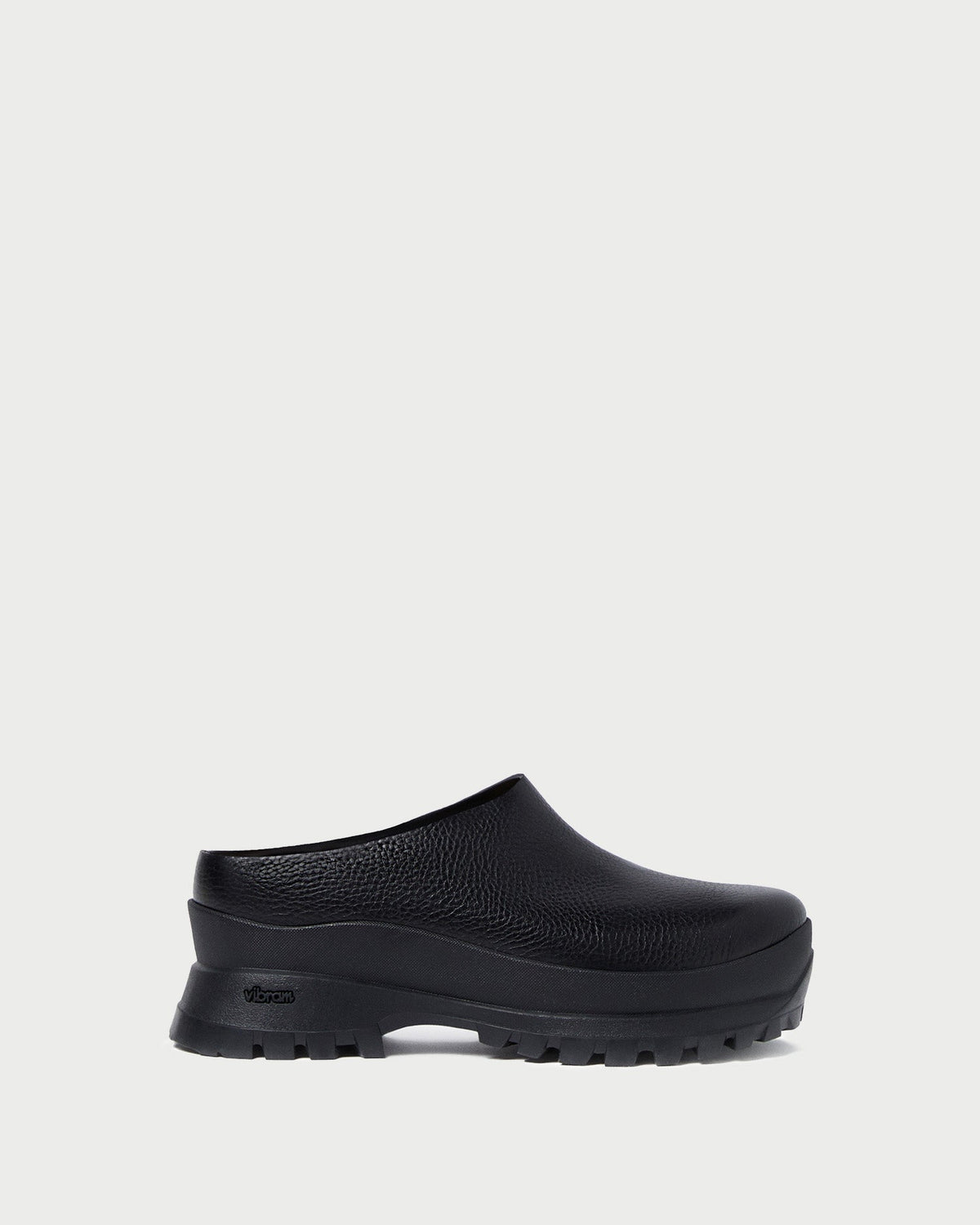 Loeffler Randall Special Offer | Gemma Black Leather Lug Mule