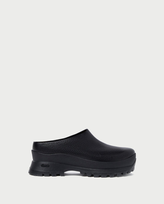 Loeffler Randall Special Offer | Gemma Black Leather Lug Mule
